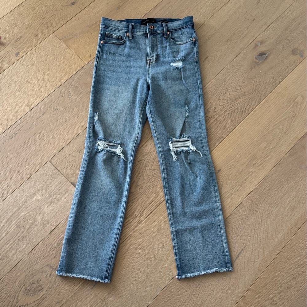 Kendall & Kylie The Icon High Rise Straight Jeans Size 26